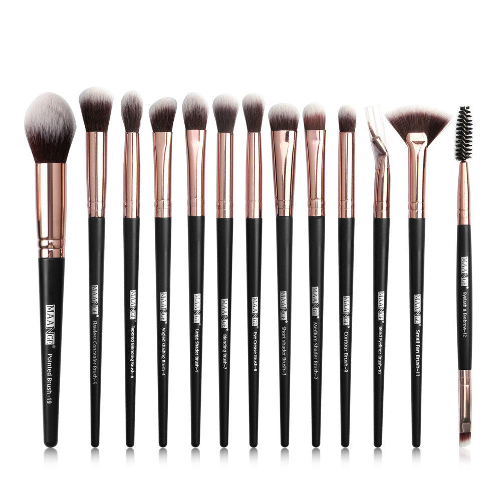 Maange New 13-Piece Eye Brush Set