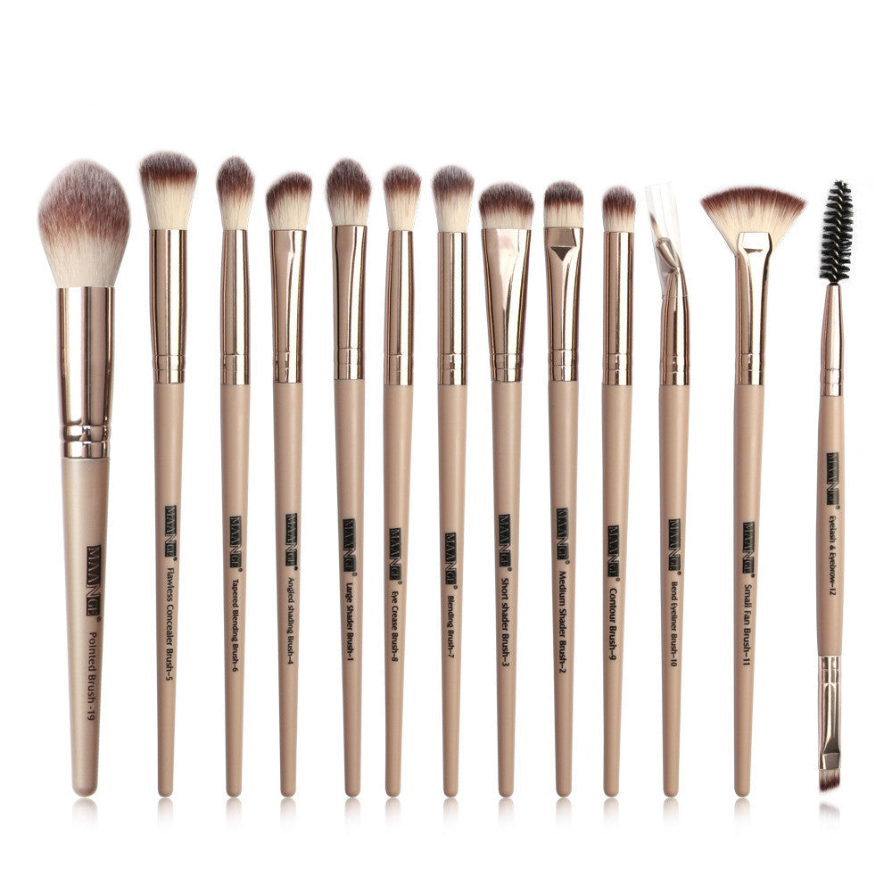 Maange New 13-Piece Eye Brush Set
