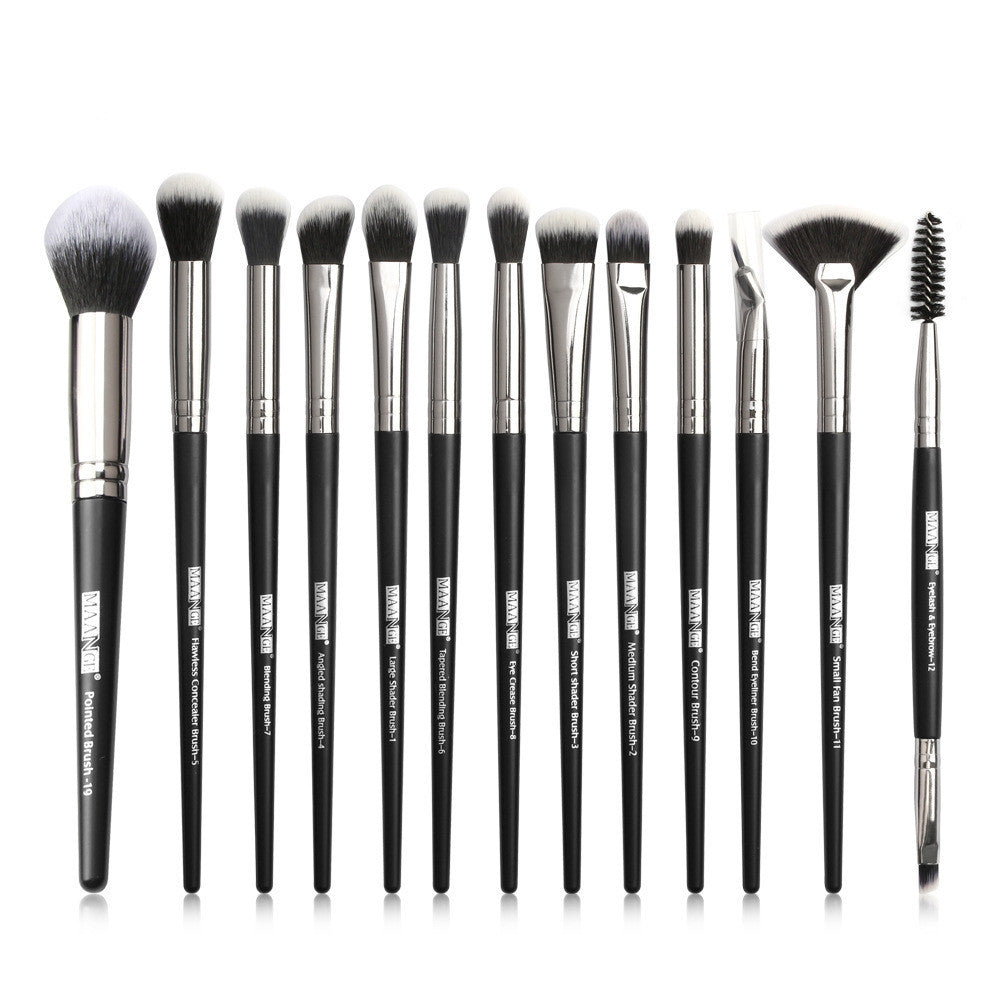 Maange New 13-Piece Eye Brush Set