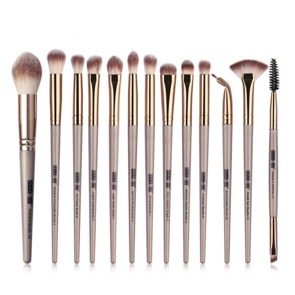 Maange New 13-Piece Eye Brush Set