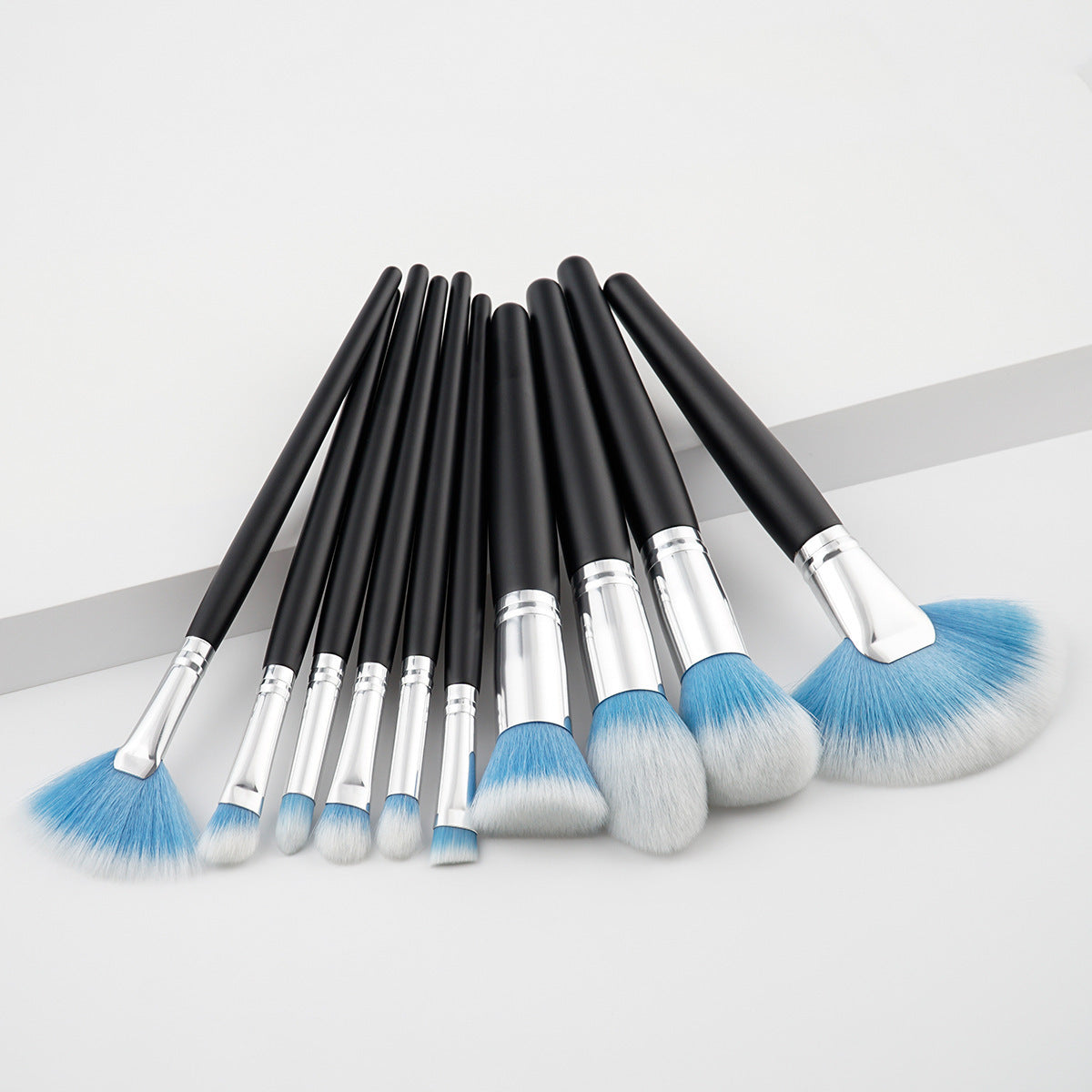 Essential Makeup Brush Set - 10 Pieces