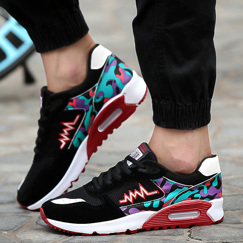 Black & Camouflage Sneakers