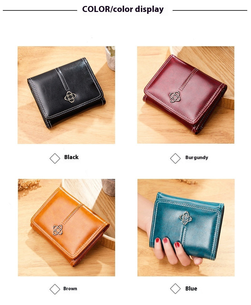 Elegant Burgundy Leather Wallet