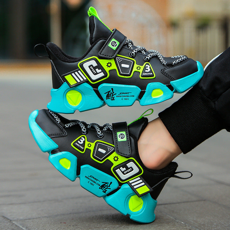 Mesh Velcro Sneakers - Breathable Fly Woven