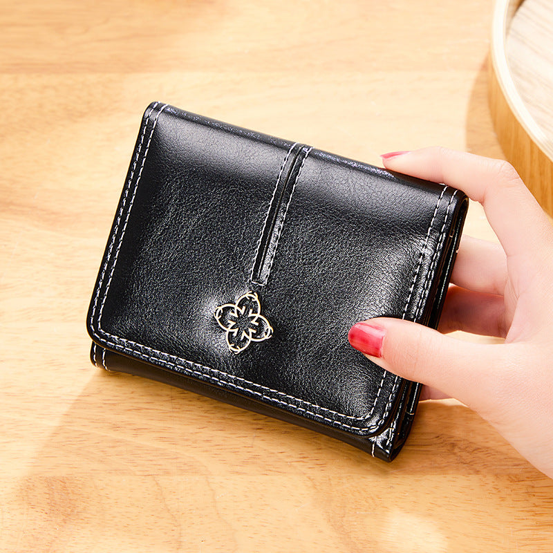 Elegant Burgundy Leather Wallet