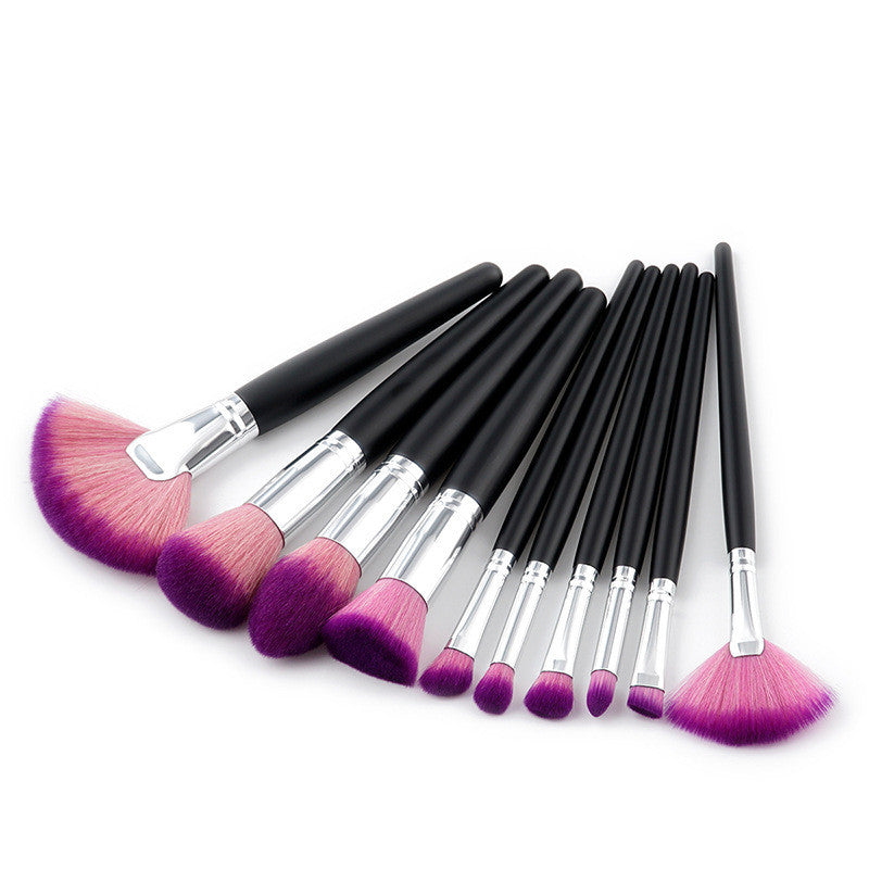 Essential Makeup Brush Set - 10 Pieces