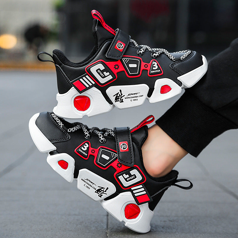 Mesh Velcro Sneakers - Breathable Fly Woven